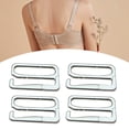 thumbnail image 1 of Dream Lifestyle 10Pcs Bra Hooks Electroplating Process Strong Material Durable Sturdy Two Holes Decorative Alloy Swimsuit Tops Underwear Bra Metal Hooks for Lady, 1 of 8