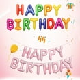 thumbnail image 1 of Dream Lifestyle 13Pcs Happy Birthday Balloon Aluminum Foil Inflatable Hanging Letter Balloons for Party Decorations, 1 of 8