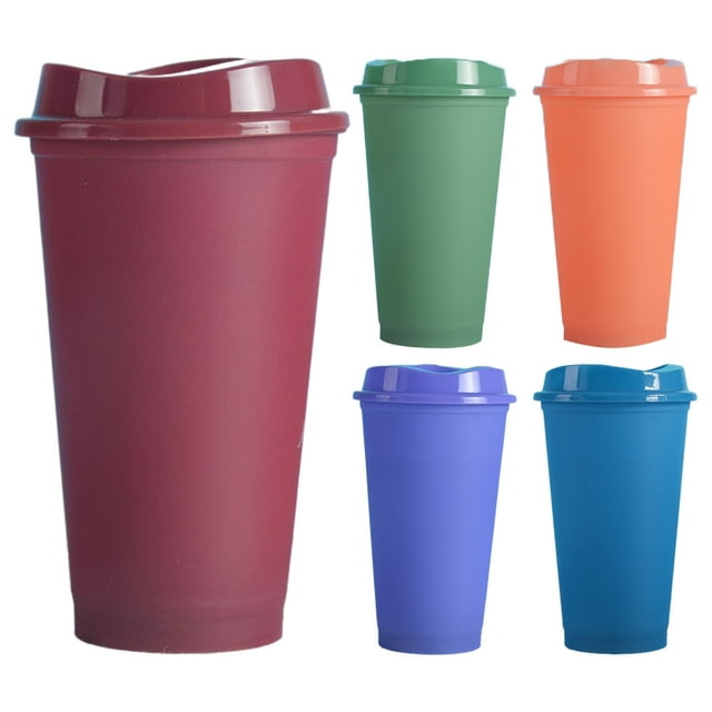Dream Lifestyle 401ML Reusable Plastic Tumblers with Lids Large Color
