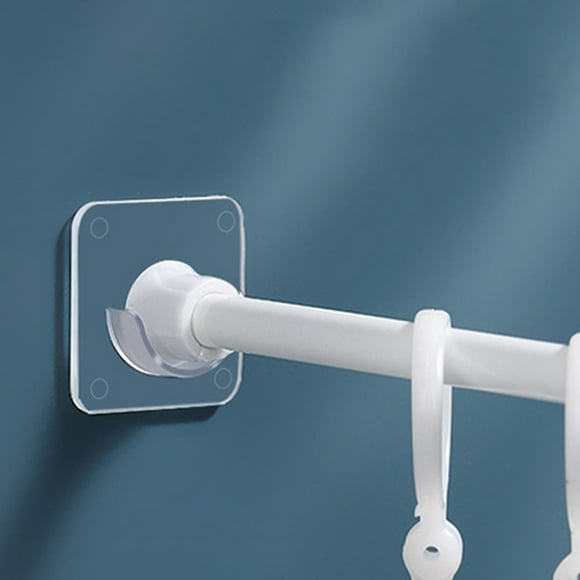 Adhesive Shower Curtain Rod Holder