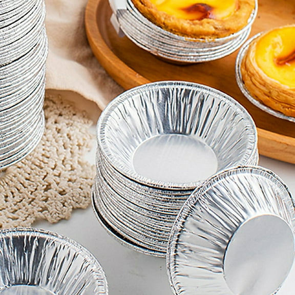 Dream Lifestyle Aluminum Foil Baking Cups, Disposable Non-Stick Molds (100 Count)
