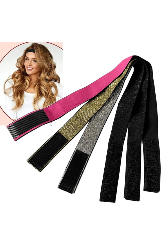 Bands for Wig, Wig Edge Band, Wig Grip Scarf HeadWrap Headband Adjustable Hair Band, Nylon Double-sided Wig Fixing Belt for Adult