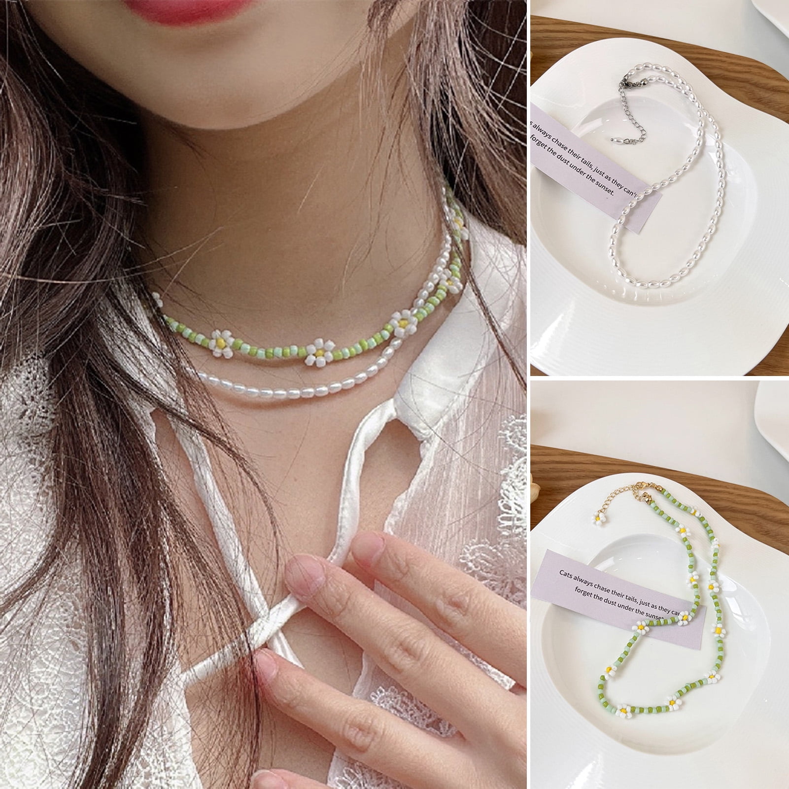 New Fashion 8 Styles Simple Cube Pendant Girl Necklaces Wholesale  Collarbone Chain Necklace Mini Cube Choker