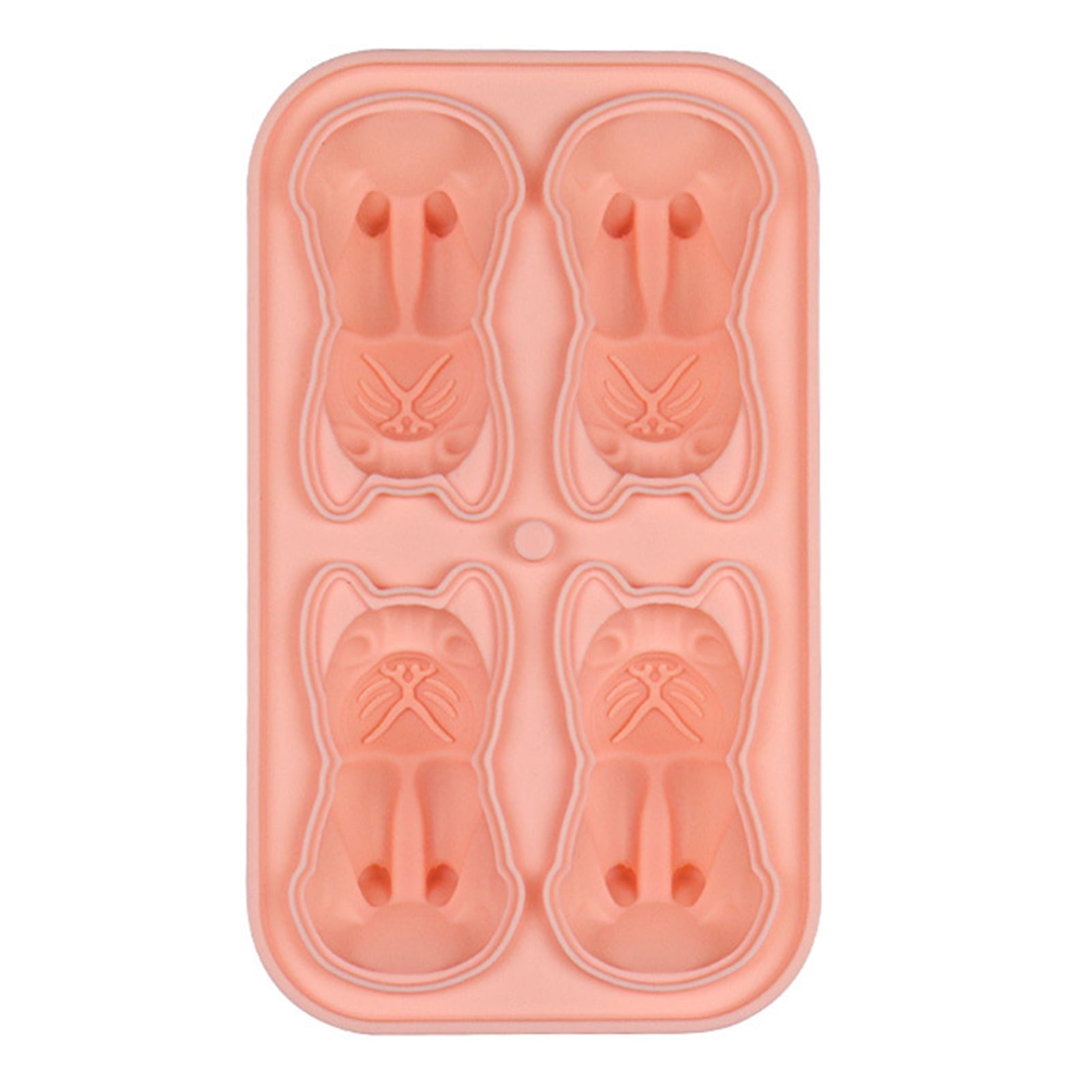 Dream Lifestyle Conversation Starter Ice Cube Tray Silicone Ice Tray for  Dogs Silicone Bulldog Ice Cube Tray Quick Release Fun Functional Mold for  Drinks for Dog 
