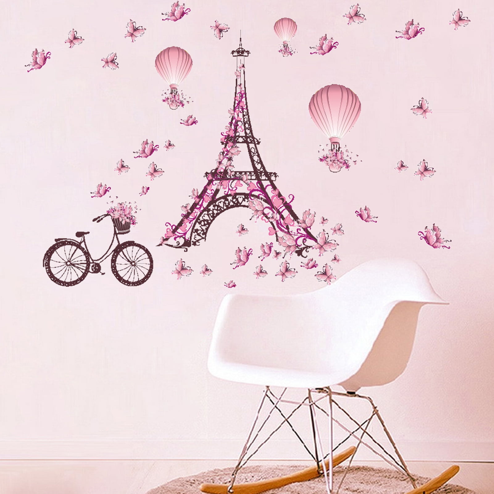 Dream Lifestyle Eiffel Tower Wall Stickers, Romantic Eiffel Tower Wall