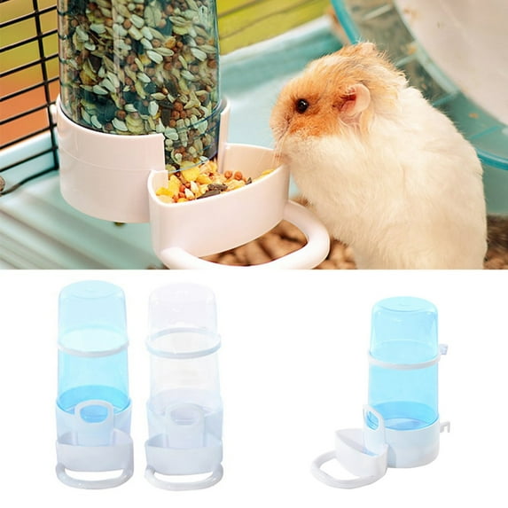 Dream Lifestyle Large Capacity Rabbit Water Feeder,Pet Cage Suspended Water Dispenser,Hanging Automatic Animal Water Bottle Bowl for Bunny Chinchilla Hedgehog Ferret Hamster