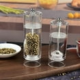 thumbnail image 1 of Dream Lifestyle Salt and Pepper Grinder, Refillable Clear Acrylic Salt and Pepper Mill Shaker with Adjustable Coarseness for Home and Restaurant, 1 of 8