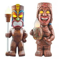 Dream Lifestyle Solar Maya Totem Statue, Micro Landscape Decor, Creative Expression Resin Maya Totem Decoration with Solar LED Light for Outdoor Garden Yard Ornament Supplies