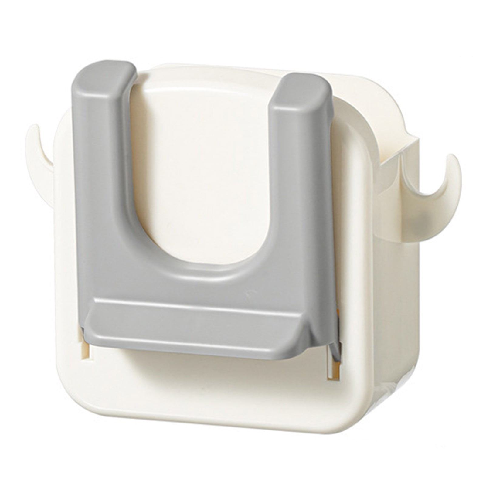 Dream Lifestyle Storage Rack for Hair Dryers Wall Mount Hair Dryer Holder with Integrated Hooks