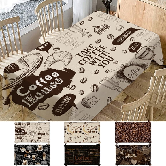 Dream Lifestyle Tablecloth Coffee Tablecloth Decorative Linen Table Cloth Square Table Cover for Holiday Wedding Party Decoration Dining Room Kitchen Decor 35.43"x35.43"
