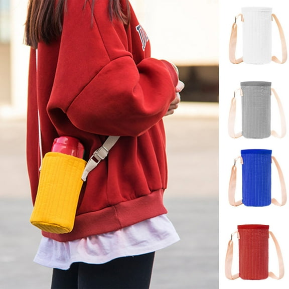 Dream Lifestyle Water Bottle Carrier Bag, Bottle Carrier Holder with Adjustable Shoulder Strap for Insulating & Carrying Water Container Canteen Flask