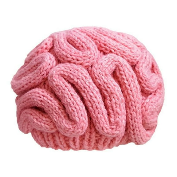 Dream Lifestyle Winter Knitted Knitted Brain Hat Funny Brain Knitted Beanie Hat Thick Warm Windproof Stretch Soft Solid Color Autumn Winter Outdoor Cycling Ear