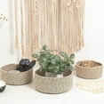 thumbnail image 1 of Dream Lifestyle Woven Cotton Rope Storage Basket Natural Cotton Rope Baby Nursery Bin Small Dog Cat Toy Box Gift Baskets Rectangular Table Organizer for Living Room Bathroom Bedroom Closet, 1 of 8