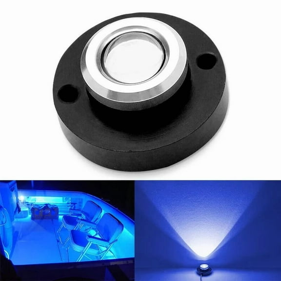 Dream Lighting 1.45" LED Rock Light,Underbody Wheel Glow Lamp,12Volts,for SUV Jeep Offroad Truck,Blue Lighting