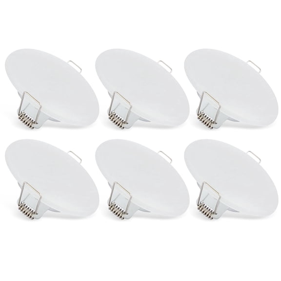 Dream Lighting 3.5 in LED Ceiling Light Fixture,12volts, Recessed Mount with Clips,3500K,RV Boat Camoer Trailer, Pack of 6