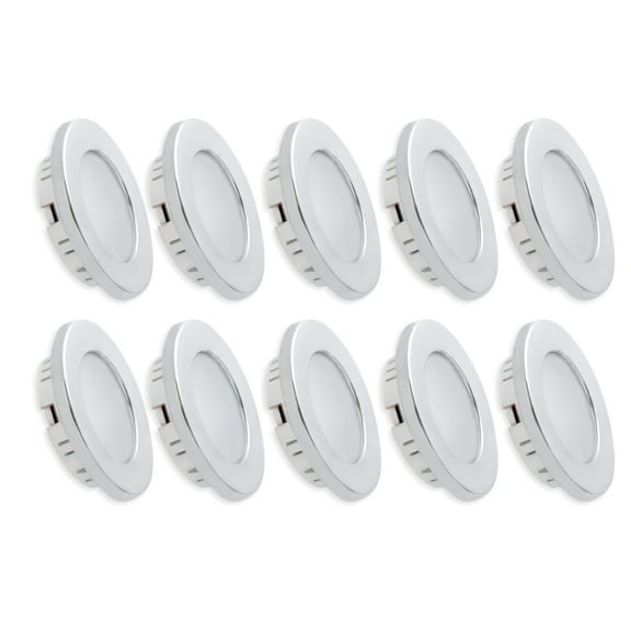 Dream Lighting 2.76" LED Recessed Ceiling Light,for RV Trailer Caravan Boat,Warm White, 12Volts,10-Pack