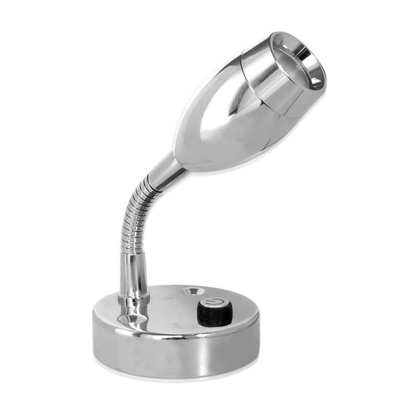 Dream Lighting LED Bedside Reading Light,12Volts,Desk Wall Mount Lamp,RV Camper Trailer,Surface Mount,Cool White & Blue