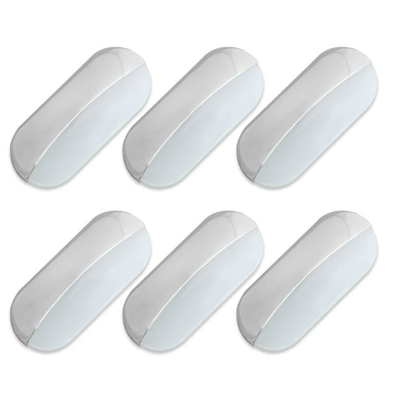 Dream Lighting 2.9 inch LED Oval Courtesy Light, 12Volts,Stainless Steel,for RV Cavavan Marine,Blue Lighting,6-Pack
