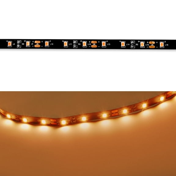 Dream Lighting 154in LED Decor Flexible Strip Lights,12Volts,for RV SUV Atmosphere,Non-Waterproof,Amber