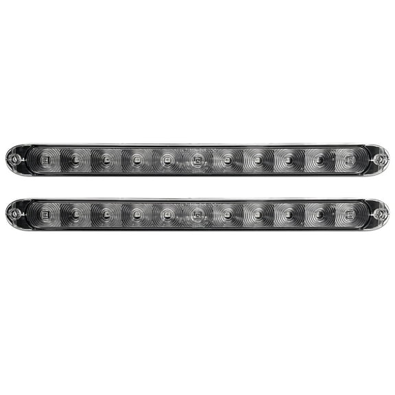 Dream Lighting 15in LED Tail light Bar,RV Camper Trailer,Brake Turn Running Light,12Volts,Red Lighting,2-Pack