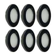 Dream Lighting 2.75 inch LED Recessed Ceiling Light,For RV Truck Coach,12 Volts,Black Shell,Pack of 6