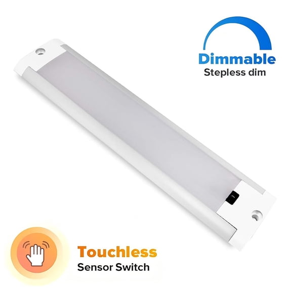 Dream Lighting 8.6" IR Sensor LED Light, 12V Under Cabinet, RV Kitchen, Motion-Activated,Cool White 6000K, Dimmable, for RV, Boat, Closet