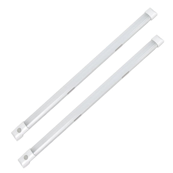 Dream Lighting 12V LED Under Cabinet Light Bar,RV Camper Boat Interior Lighting,Ultra Slim,Cool White, 2-Pack