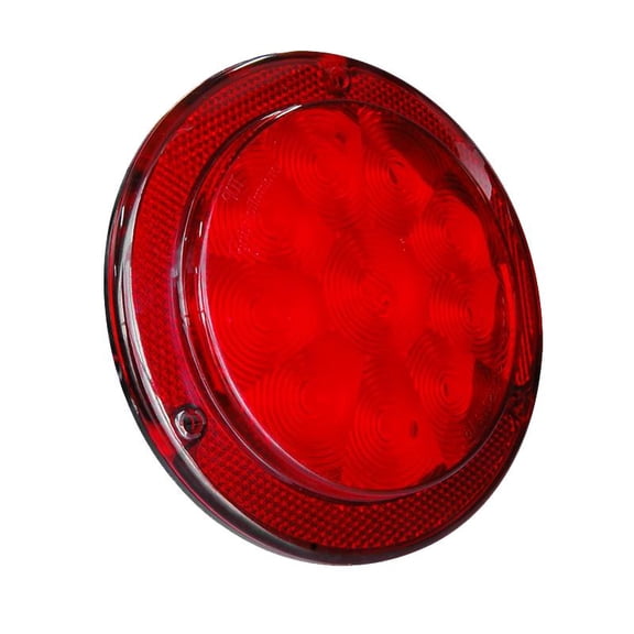 Dream Lighting LED Red Round Tail Light Combo