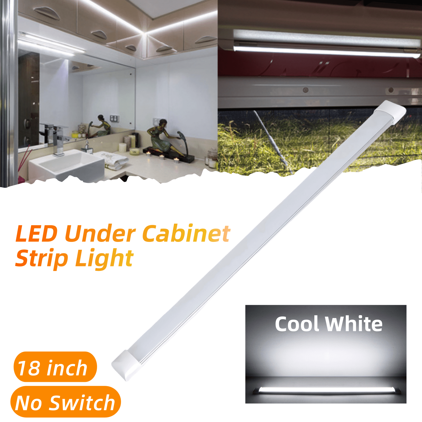 Dream Lighting RV LED Light Fixture: 12V Slim Lights for Motorhome ...