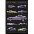 thumbnail image 1 of Dream Machines - Cars Laminated & Framed Poster (24 x 36), 1 of 1