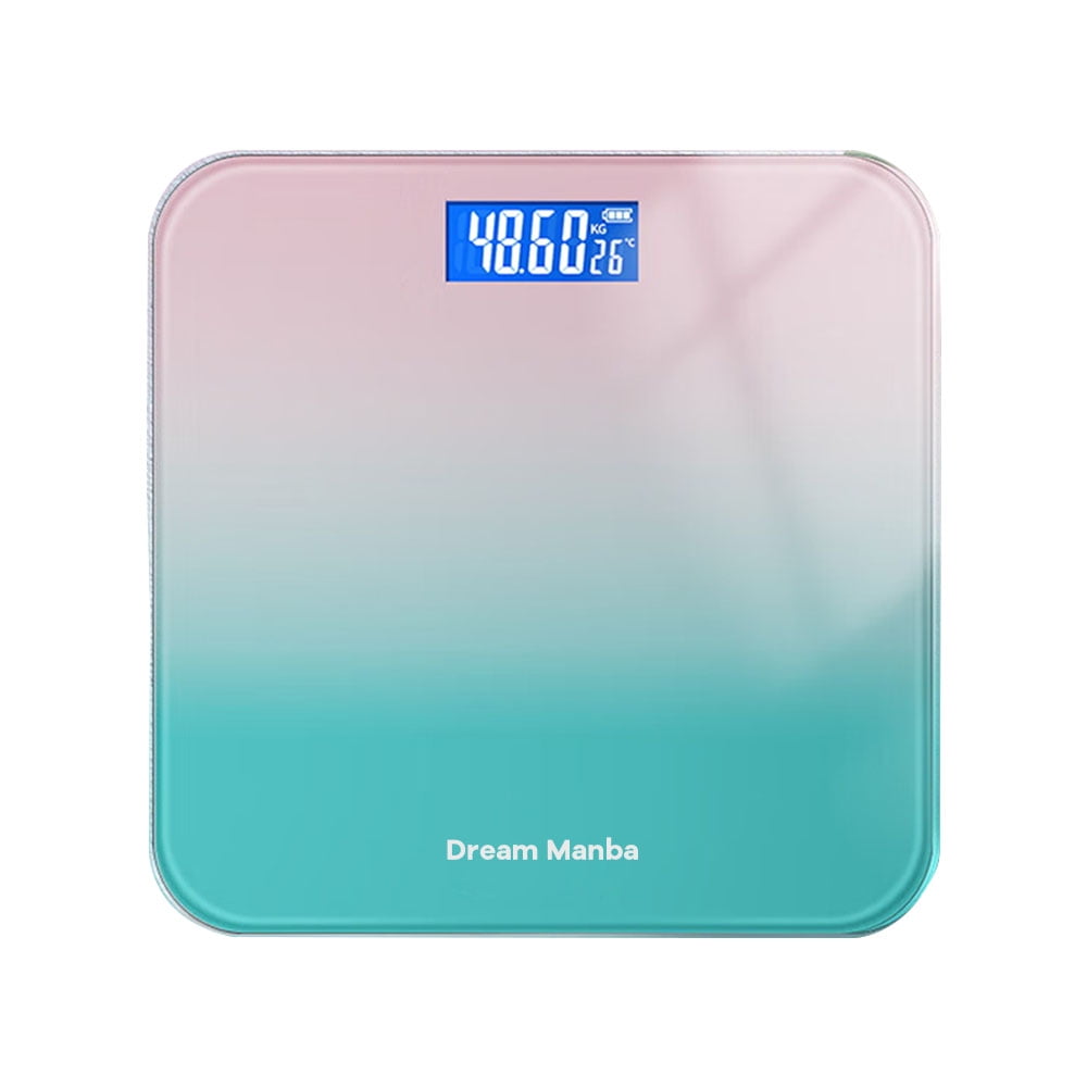 Dream Manba Bathroom scales, Highly Accurate Digital Bathroom Body Scale, Measures Weight up to 400 lbs. Includes Batteries