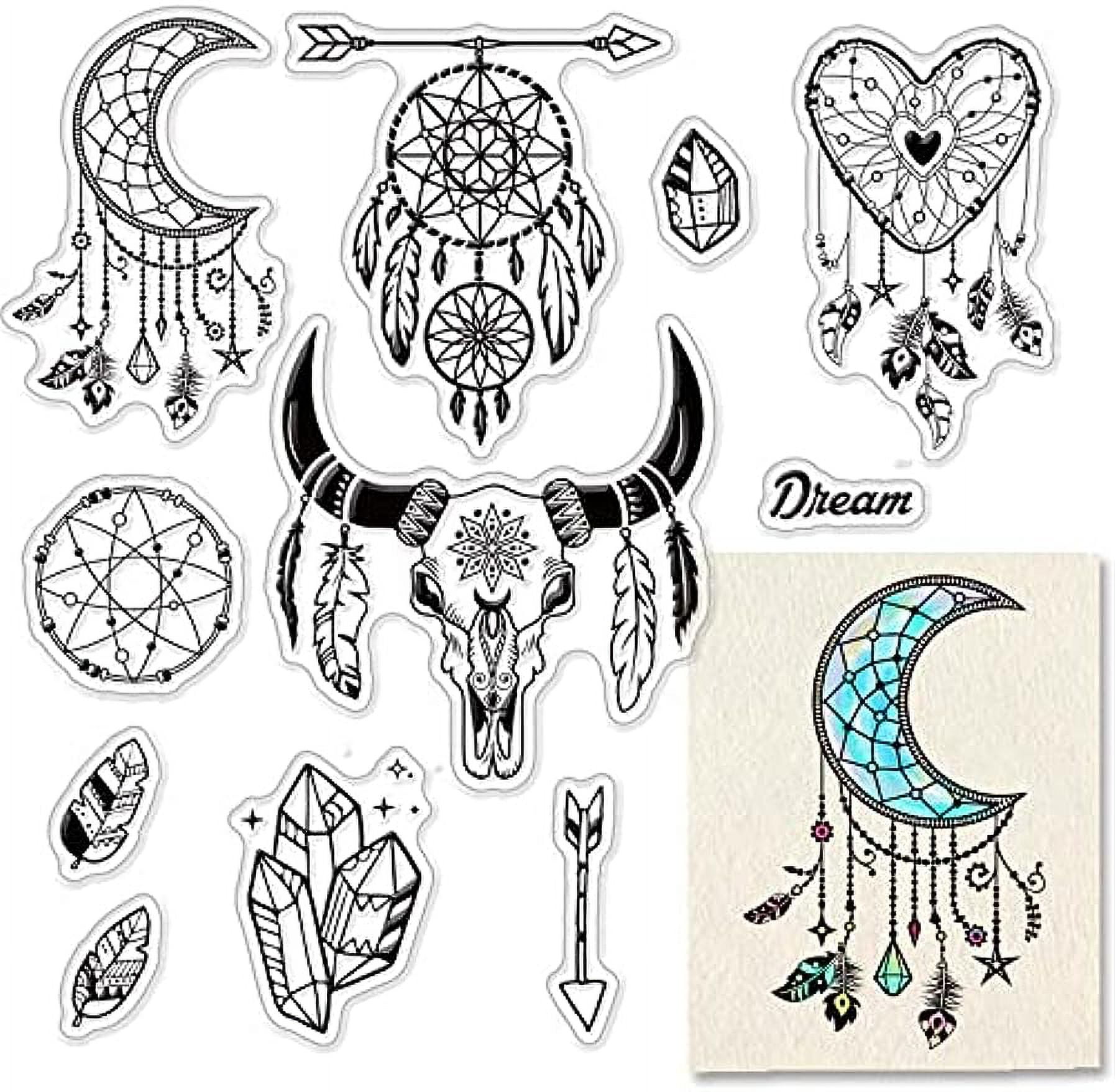 INFUNLY Summer Drink Clear Stamps Silicone Stamp for Card Making Rubber  Stamps for Journaling Card Making Decoration and DIY Scrapbooking