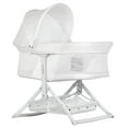 thumbnail image 1 of Dream On Me Insta Fold Bassinet, Cradle, Rocking Bassinet, Innovative Folding Design, Perfect for Indoor and Outdoor, Breathable Mesh Side, Oxford Carry Bag Included in White, 1 of 13