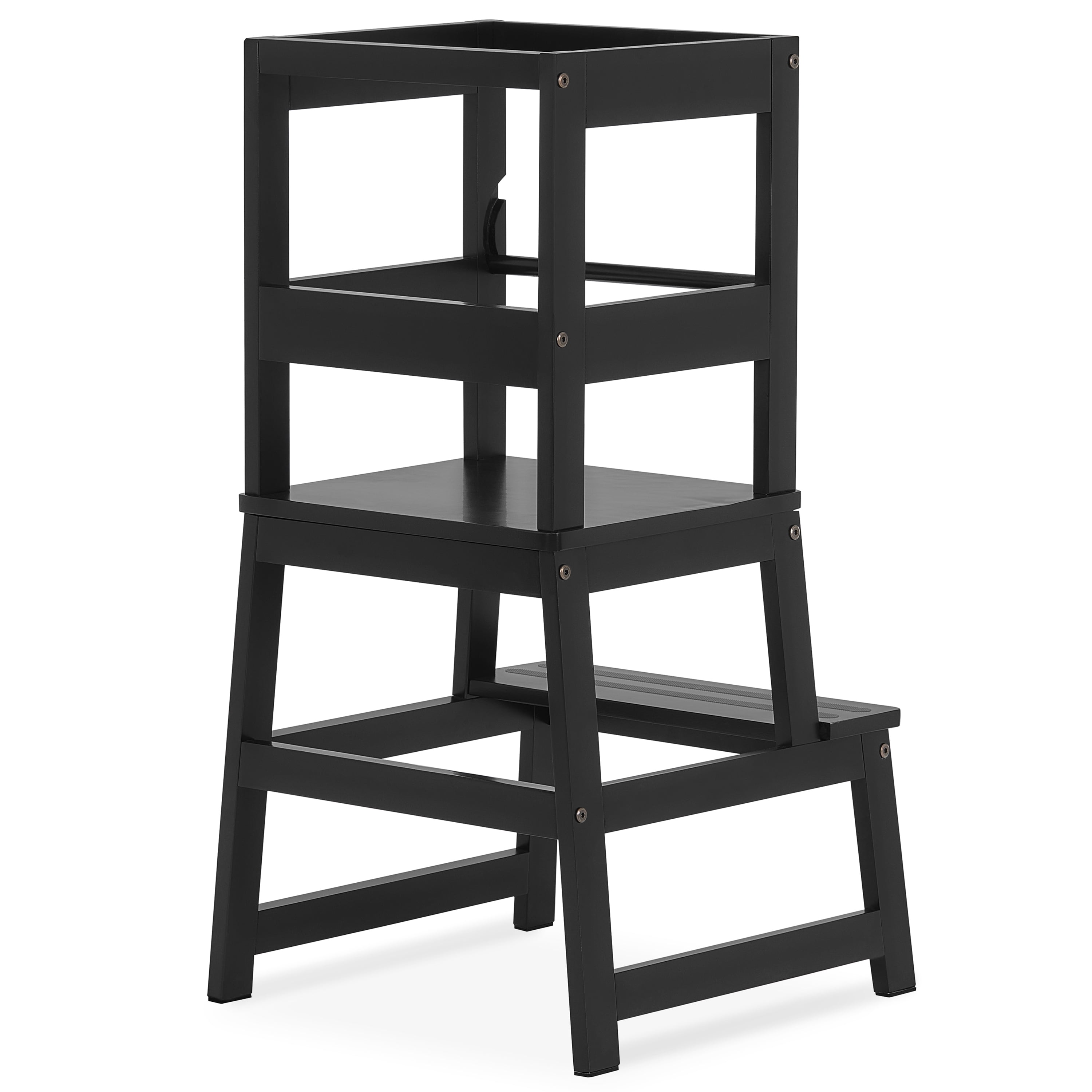Dream On Me 2in1 Funtastic Tower and Step Stool, Black