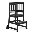 thumbnail image 1 of Dream On Me 2-in-1 Funtastic Tower and Step Stool, Easy to Assemble, Black, 1 of 7