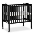 thumbnail image 1 of Dream On Me 2-in-1 Lightweight Folding Portable Crib, Black, 1 of 12