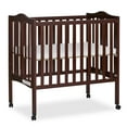 thumbnail image 1 of Dream On Me 2-in-1 Lightweight Portable Crib, Espresso, 1 of 12