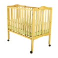 Dream On Me 2in1 Lightweight Portable Crib, Natural