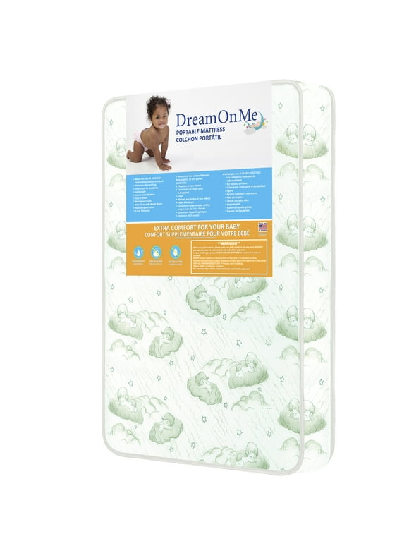 Dream On Me, 3" Inner Spring Carina Collection Pack N Play Mattress