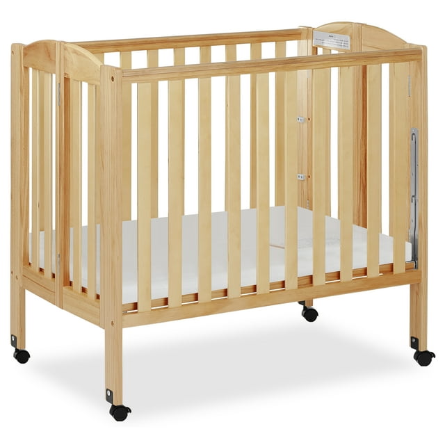 Dream On Me 3in1 Folding Portable Mini Crib, Natural