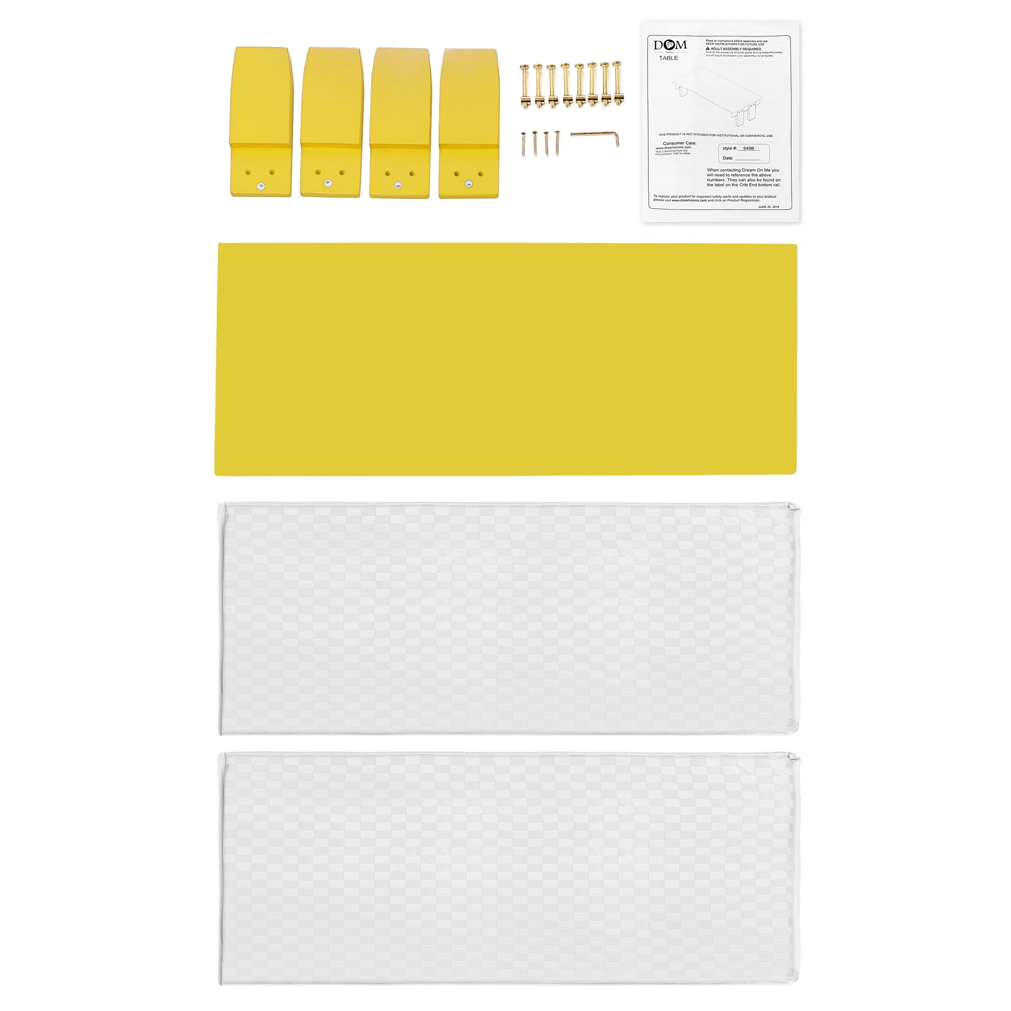 Dream On Me 3 in 1 toddler bed convertible Kit, Multiple Finishes