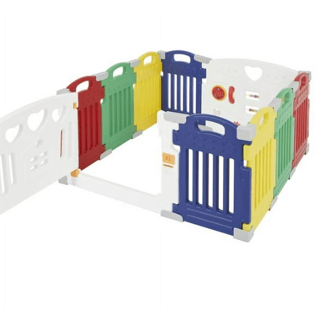 Dream On Me 398Multi Imagination Station 10 Panel Playpen, Multi