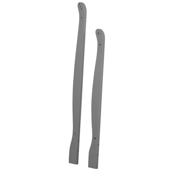 Dream On Me 4 in 1 Brody Convertible Crib Conversion Post, Steel Grey