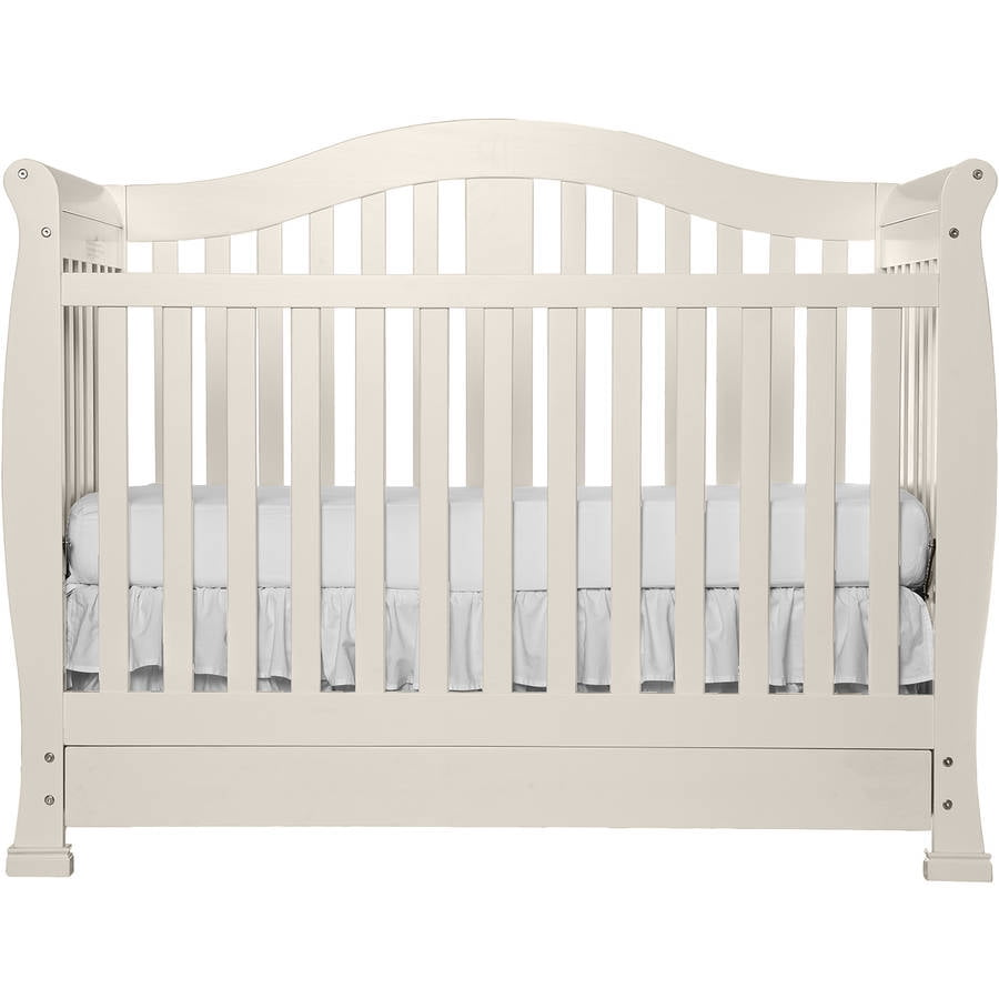 Dream On Me Addison 5in1 Convertible Crib with Storage Drawer, French