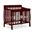 Dream On Me Aden 4in1 Convertible Mini Crib In Cherry, Greenguard