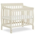 thumbnail image 1 of Dream On Me Aden 4-in-1 Convertible Mini Crib In French White, Greenguard Gold Certified, 1 of 8