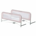thumbnail image 1 of Dream On Me Adjustable Mesh Safety Bed Rail for Twin Bed, 40" x 15", Pink, 2 Piece, 1 of 4