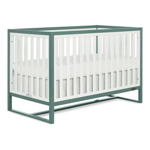 Dream On Me Arlo 5-In-1 Convertible Crib, Jungle Green