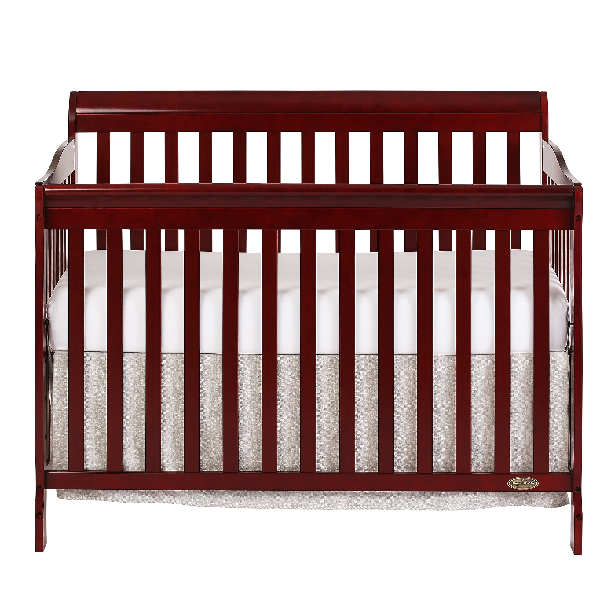 Dream On Me Ashton 5-in-1 Convertible Crib, Cherry, Greenguard Gold and JPMA Certified - image 1 of 15