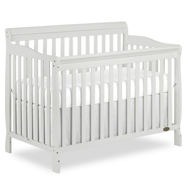 Dream On Me Ashton 5in1 Convertible Crib, Mystic Grey, Greenguard